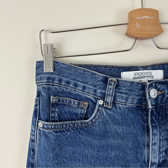 Ipekyol Classic Blue Denim Straight Leg Mom Jeans Size 8 Women's - Picture 3 of 6